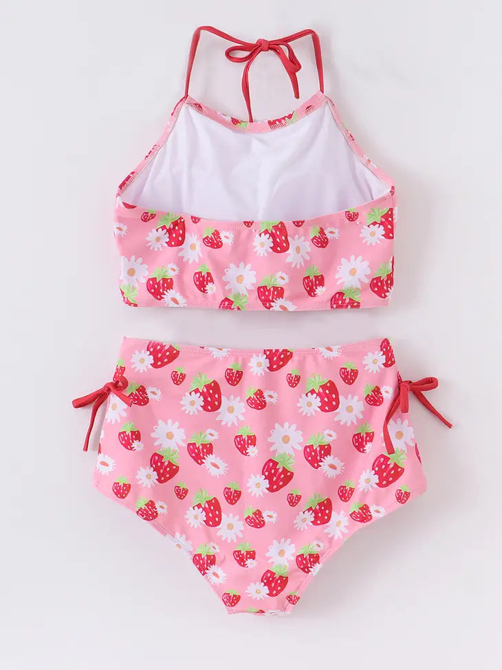 Pink Strawberry Swim Suit – Cherry Blossom Boutique